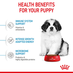 Royal Canin Giant Puppy health benefits: immune system support, intense growth, microbiome support