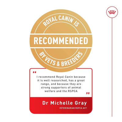 Royal Canin recommended