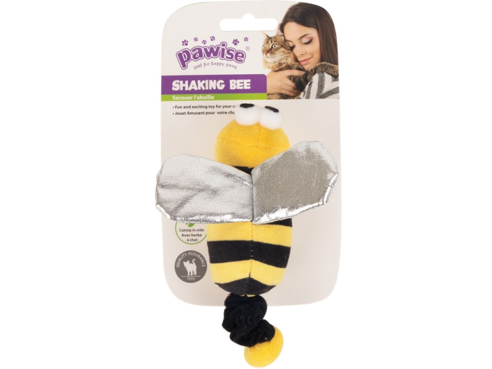 Shaking Bee Cat Toy - Valuepet.ie