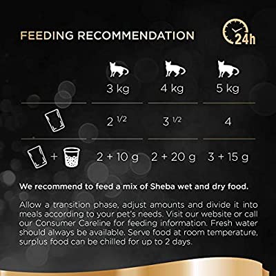 SHEBA cat food Fine Flakes Fish in Jelly Pouch, 40x85g - PetWorld