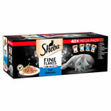 Sheba Fine Flakes Fish in Jelly Wet Cat Food 40x85g