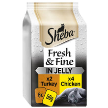 Sheba Fresh & Fine Cat Pouches Turkey & Chicken in Jelly - PetWorld