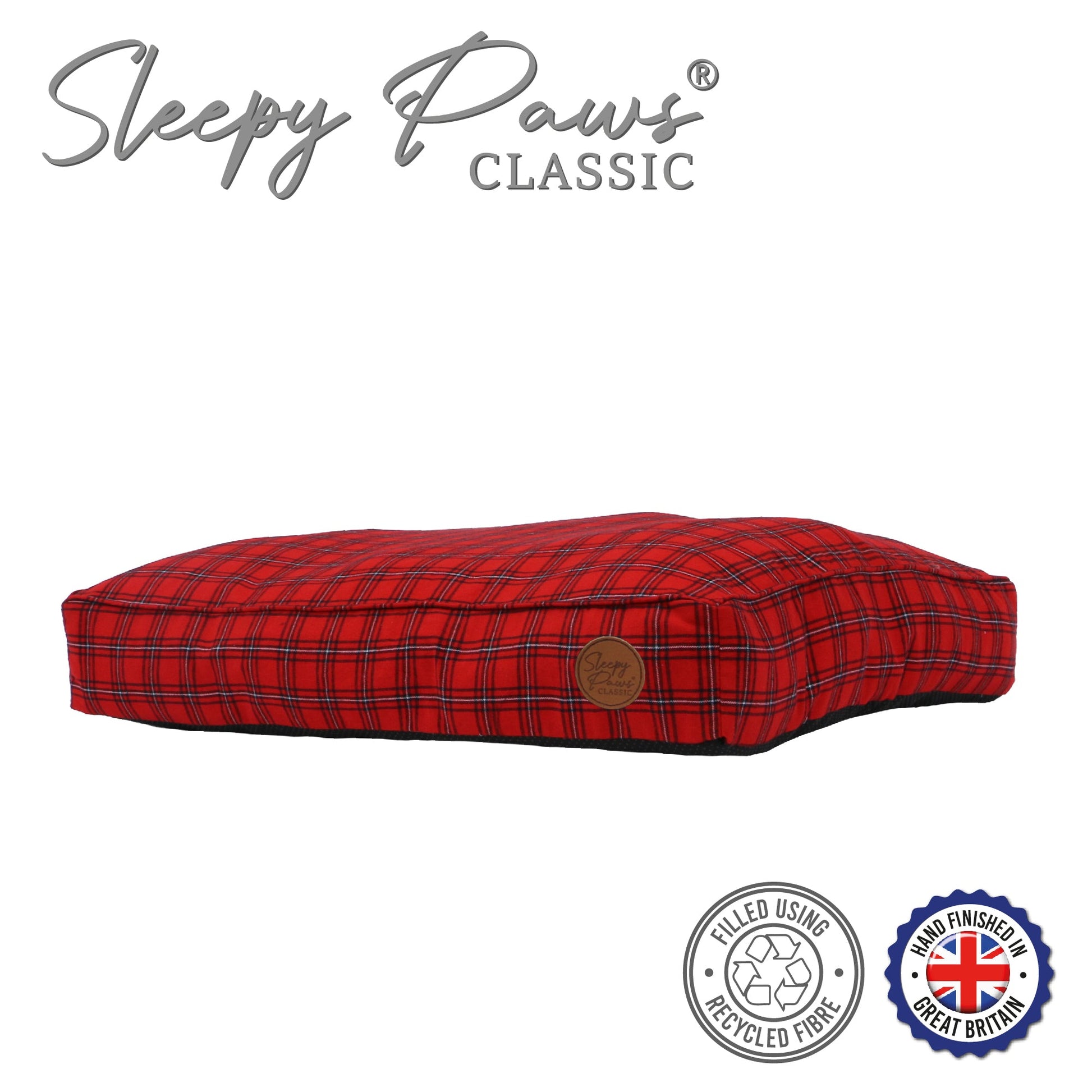 Sleepy Paws Tartan Pet Mattress - Valuepet.ie