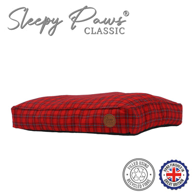 Sleepy Paws Tartan Pet Mattress - Valuepet.ie