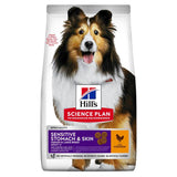Hills Science Plan Sensitive Stomach & Skin Medium with Chicken 14kg