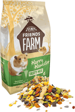 Tiny Friends Farm Harry Hamster Tasty Mix bag with the seed and nut mix shown in front