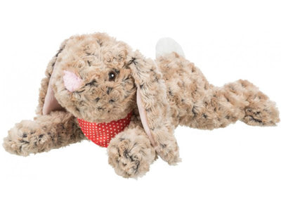 trixie rabbit plush dog toy