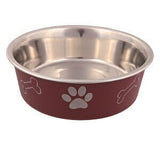 Stainless Steel bowl with coloured exterior