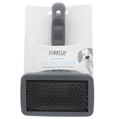 Furrish Medium Ball Pin Slicker Brush - Valuepet.ie