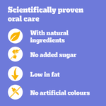 Pedigree Dentastix scientifically proven oral care: natural ingredients, no added sugar, low in fat, no artificial colours