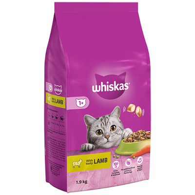 Whiskas Cat food lamb 1.9kg - PetWorld