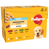 Pedigree Junior Puppy Wet Dog Food Mixed Selection in Jelly 12 x 100g