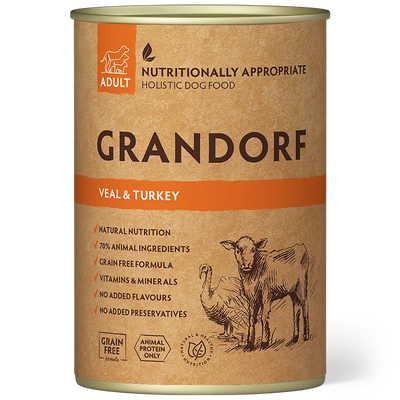 Grandorf Adult Veal and Turkey 400g