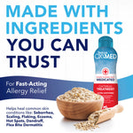 TropiClean OxyMed Oatmeal Treatment helps seborrhoea, scaling, flaking, eczema, hot spots, dandruff and flea bite dermatitis